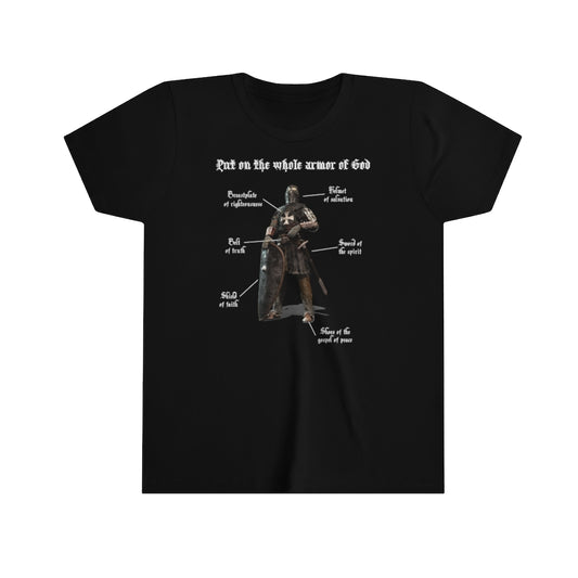 Put on the Whole Armor of God - Ephesians 6:13-18 - Kids High Quality, Soft & Lightweigt T-Shirt