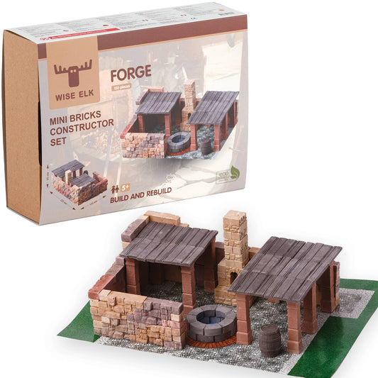 Medieval Forge - 150 Piece Mini Bricks Construction Set - Made in Ukraine