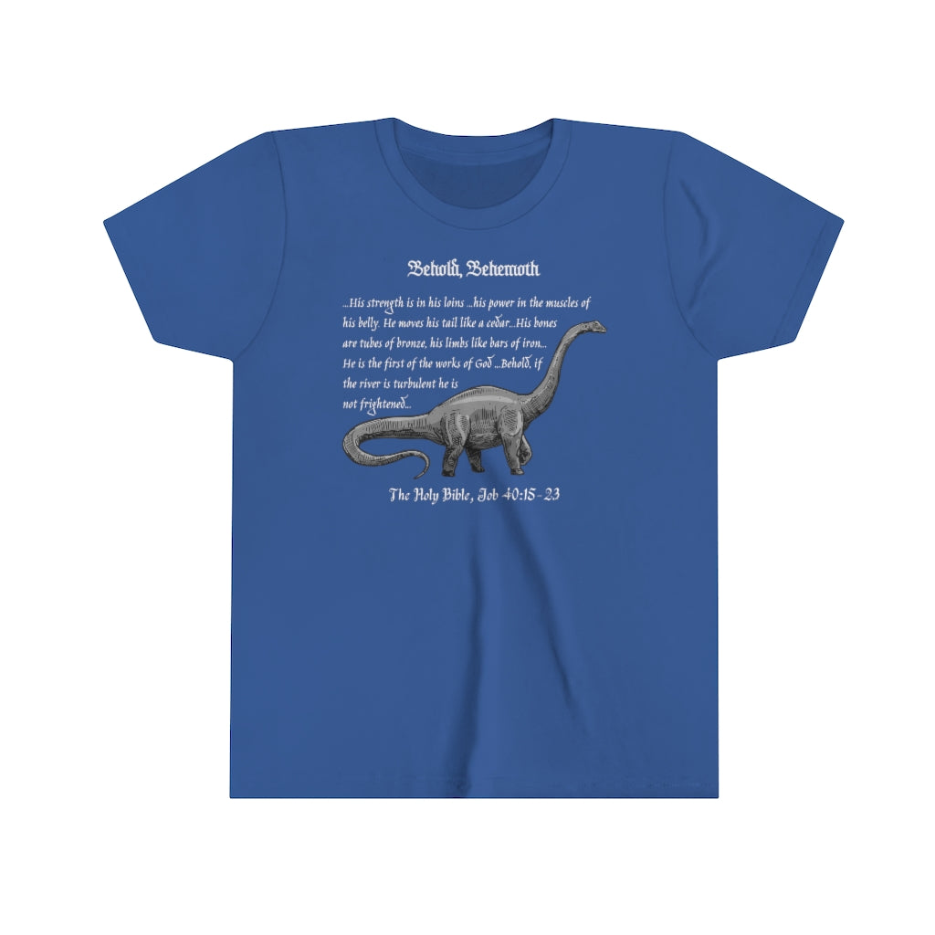 Behold Behemoth - Brachiosaurus - Job 40:15-23 Kids High Quality T-Shirt