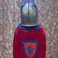 Cape - Kamelot Lion Red & Blue - Made in Spain